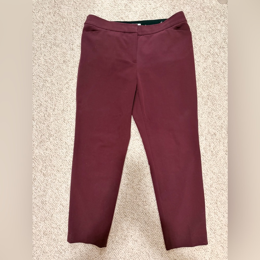 Liz Claiborne Deep Red Trousers